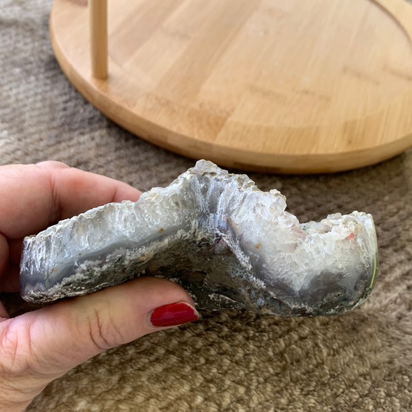 Gorgeous amethyst flower crystal heart - Picture 6 of 7